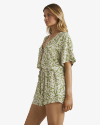 3 Palm Grove - Oversized Short Sleeves Shirt for Women  UBJWT00228 Billabong