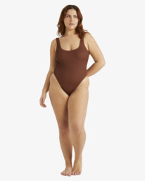 6 Summer Higher - Maillot de bain une pi&egrave;ce pour Femme Marron UBJX100215 Billabong