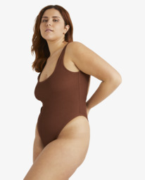8 Summer Higher - Maillot de bain une pi&egrave;ce pour Femme Marron UBJX100215 Billabong