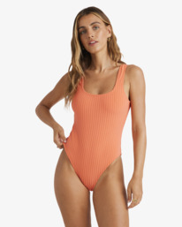 0 In The Loop Square - One-Piece Swimsuit for Women Yellow UBJX100317 Billabong