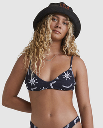 2 Otis Boomerang - Bralette-Bikinioberteil für Frauen Schwarz UBJX300462 Billabong