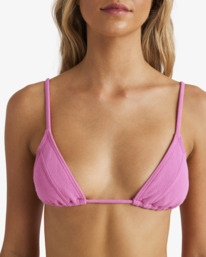 5 Sunkissed Ayla  - Medium Coverage Bikini Top for Women Purple UBJX300644 Billabong