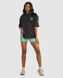 6 Sunday Sesh - Oversized T-Shirt for Women Black UBJZT00306 Billabong