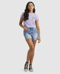 5 Violet Delight Crop - T-Shirt für Frauen  UBJZT00310 Billabong