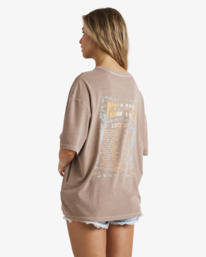 2 Walk With Me - Camiseta de manga corta para Mujer Marron UBJZT00457 Billabong