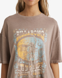 4 Walk With Me - Camiseta de manga corta para Mujer Marron UBJZT00457 Billabong