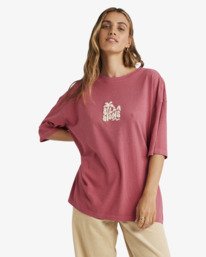 0 Trust Your Soul - Short Sleeves T-Shirt for Women Grey UBJZT00489 Billabong