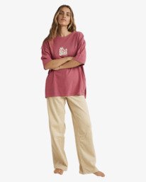 2 Trust Your Soul - Short Sleeves T-Shirt for Women Grey UBJZT00489 Billabong