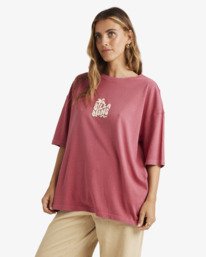 3 Trust Your Soul - Short Sleeves T-Shirt for Women Grey UBJZT00489 Billabong