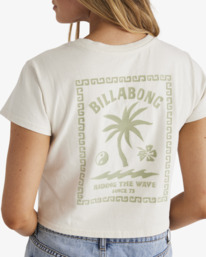 4 Riding The Wave - Short Sleeves T-Shirt for Women White UBJZT00494 Billabong