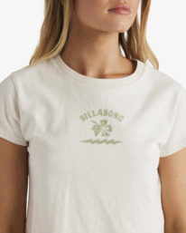 5 Riding The Wave - T-shirt de mangas curtas para Mulher Branco UBJZT00494 Billabong