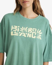 4 Highest Tide - Short Sleeves T-Shirt for Women Green UBJZT00500 Billabong