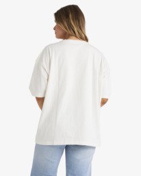 2 Electric Feeling - Short Sleeve T-Shirt for Women White UBJZT00510 Billabong