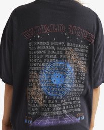 4 Focus Tour - T-shirt manches courtes sérigraphié pour Femme Noir UBJZT00511 Billabong