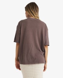2 Winter Nights - Short Sleeve T-Shirt for Women Marrom UBJZT00512 Billabong
