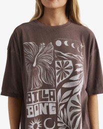 4 Winter Nights - Short Sleeve T-Shirt for Women Marrom UBJZT00512 Billabong