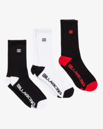 4 Bracket Wave  - Crew Socks for Men Bunt UBYAA00228 Billabong