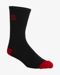 2 Bracket Wave  - Crew Socks for Men Bunt UBYAA00228 Billabong