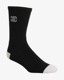 3 Bracket Wave  - Crew Socks for Men Multi UBYAA00228 Billabong