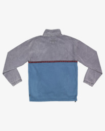 6 Space Lobster - Felpa pullover con mezza cerniera da Uomo Blue UBYFT00314 Billabong