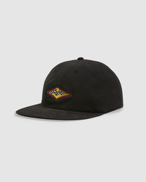2 Skegss Diamond - Snapback Cap for Men Black UBYHA00248 Billabong