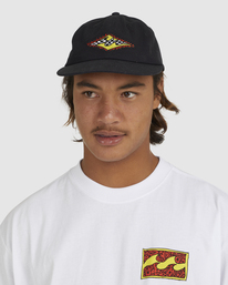 6 Skegss Diamond - Snapback Cap for Men Black UBYHA00248 Billabong