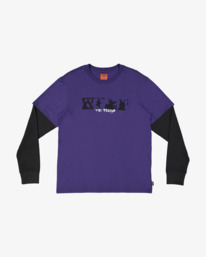 5 Terrys - Parte de cima de manga comprida para Homem Roxo UBYKT00156 Billabong