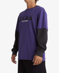 3 Terrys - Parte de cima de manga comprida para Homem Roxo UBYKT00156 Billabong