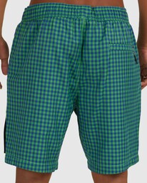 4 Skegss Painter - Elastische Shorts f&uuml;r M&auml;nner Gr&uuml;n UBYWS00118 Billabong