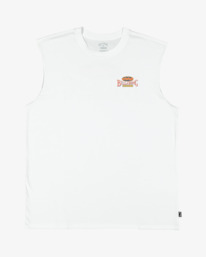 0 Double Spread - Muscle-Tanktop für Männer Weiss UBYZT00697 Billabong