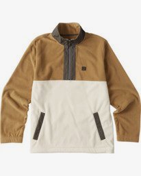 4 Boundary Mock Lite - Half Zip Polar Fleece for Men  V1FL04BIW0 Billabong