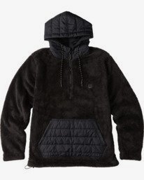 0 Badger - Sweat demi-zip pour Homme Noir V1FL09BIW0 Billabong