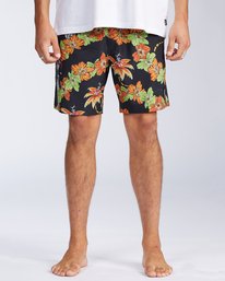 4 Grinch Aloha Layback 17" - Board Shorts for Men Black V1LB03BIW0 Billabong