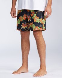 6 Grinch Aloha Layback 17" - Board Shorts for Men Black V1LB03BIW0 Billabong