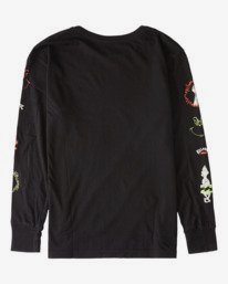1 Grinchmas Vacation - T-shirt manches longues pour Garçon Noir V2LS02BIW0 Billabong
