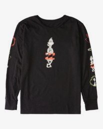 0 Grinchmas Vacation - T-shirt manches longues pour Garçon Noir V2LS02BIW0 Billabong