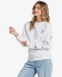 2 Palm Sketch - Sweatshirt for Women  V3CR02BIW0 Billabong