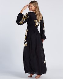 6 Night Bloom - Vestido largo para Mujer Negro V3DR02BIMU Billabong