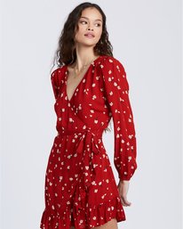 4 Lovin You - Vestido envolvente para Mujer Naranja V3DR08BIW0 Billabong