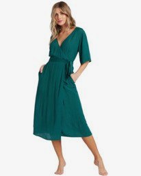 1 Shorebreak - Midi Wrap Dress for Women  V3DR10BIMU Billabong