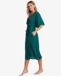 3 Shorebreak - Midi Wrap Dress for Women  V3DR10BIMU Billabong