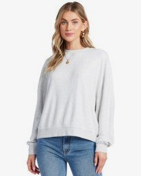 1 Stayin In - Sudadera para Mujer Azul V3FL03BIMU Billabong