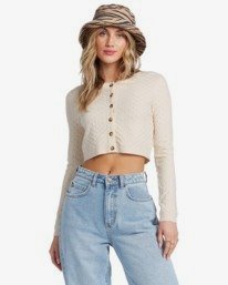1 My Amor - Kurzer Cardigan für Frauen  V3JP14BIW0 Billabong
