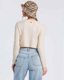 5 My Amor - C&aacute;rdigan corto para Mujer Blanco V3JP14BIW0 Billabong