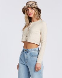 6 My Amor - C&aacute;rdigan corto para Mujer Blanco V3JP14BIW0 Billabong