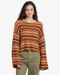 0 Lined Up - Knitted Jumper for Women  V3JP15BIW0 Billabong