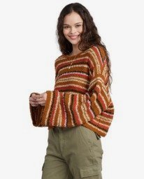 2 Lined Up - Knitted Jumper for Women  V3JP15BIW0 Billabong
