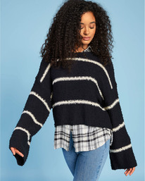 0 Lined Up - Jumper for Women  V3JP18BIMU Billabong