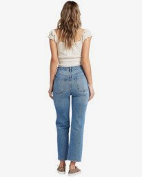 2 Kick Around - Straight Fit Jeans for Women  V3PN03BIMU Billabong