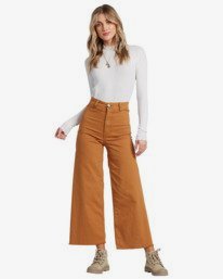 0 Free Fall - Flare Leg Trousers for Women  V3PT05BIW0 Billabong